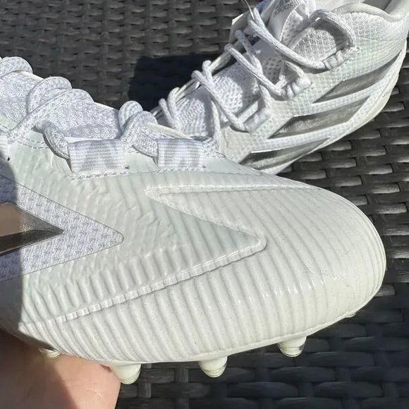 Adidas Freak Carbon Mid White Silver Metallic Men's Football Shoes EE7133 Size 8